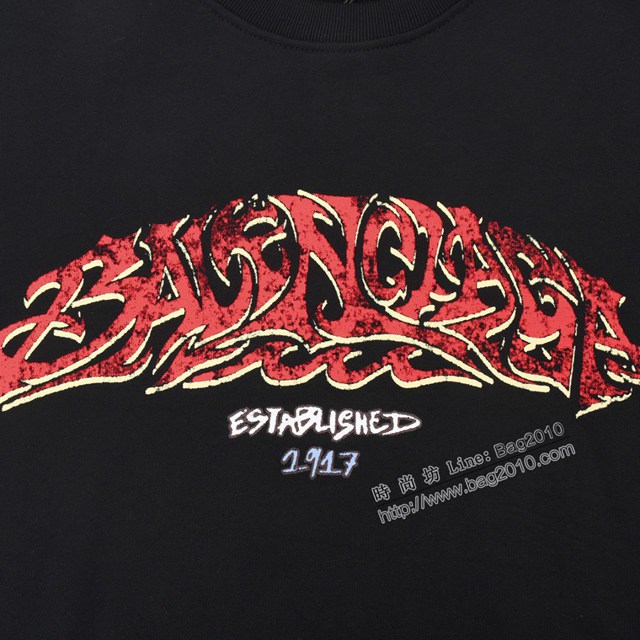 Balenciaga專櫃巴黎世家2023FW新款印花衛衣 男女同款 tzy2956